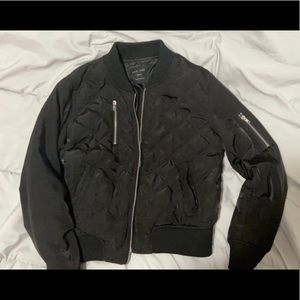 Black Bomber Jacket